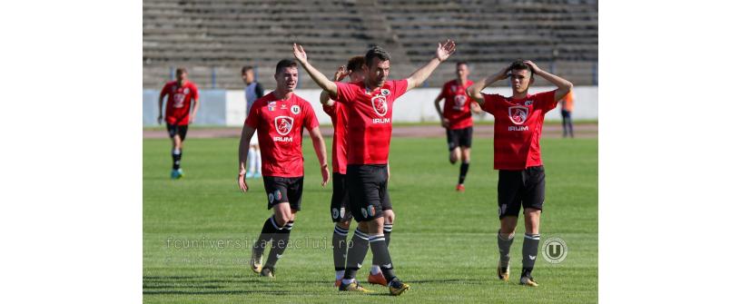 Marșul “studenților” spre Liga 2. Unirea Alba Iulia – “U” Cluj 0-7