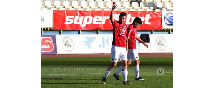 Trei puncte pentru primul loc. Gaz Metan Mediaș 2 – “U” Cluj 0-3