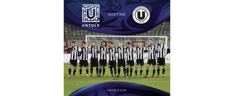 Untold susține "U" Cluj