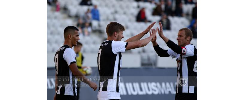 “Studenții”, pe podium. “U” Cluj – Viitorul Ghimbav 7-2