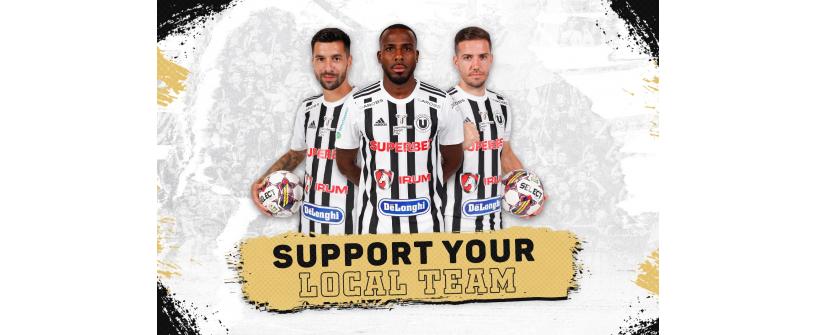 FC Universitatea Cluj lansează campania „Support your local team”, destinată companiilor locale