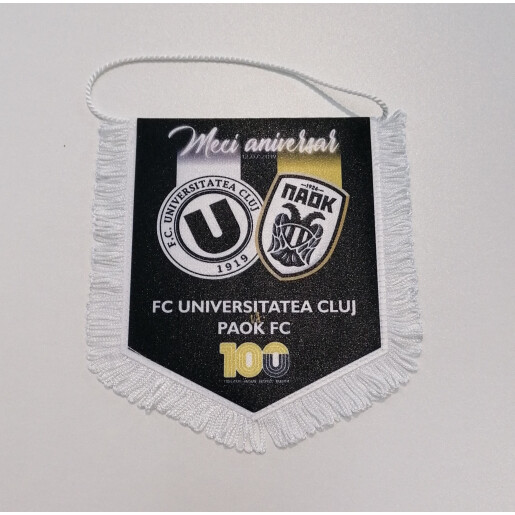 Fanion mijlociu Universitatea Cluj - PAOK Salonic