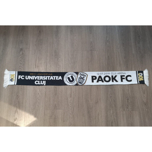 Esarfa "FC Universitatea Cluj - PAOK Salonik"