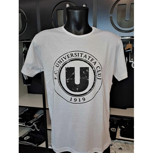 Tricou alb sigla oficiala FCU