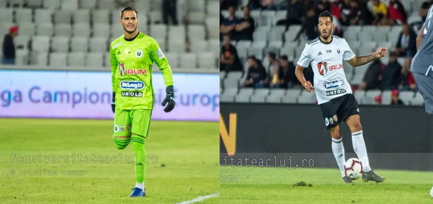 FC Universitatea Cluj s-a despărțit de José Costa și Pedro Mendes