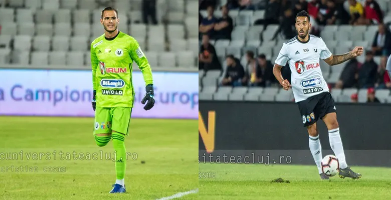 FC Universitatea Cluj s-a despărțit de José Costa și Pedro Mendes