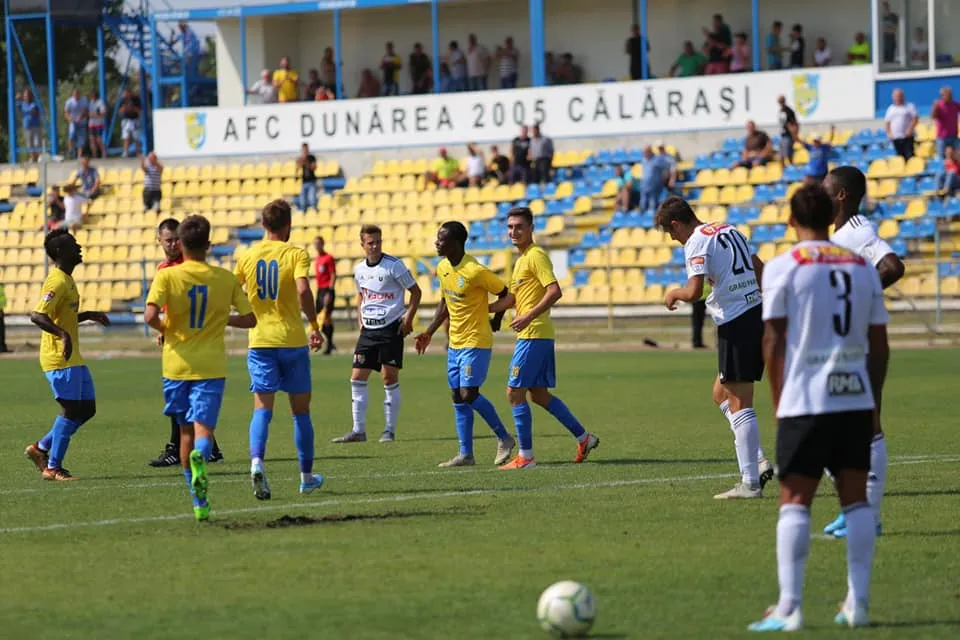 Înfrângere amară. Dunărea Călăraşi – “U”  Cluj 3-2