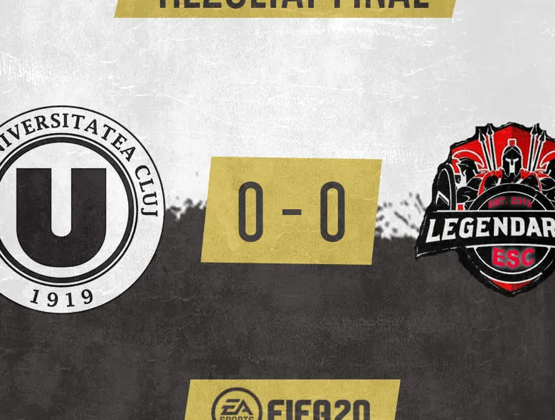 FC Universitatea Cluj Esports obține primul punct în Pro Clubs Champions League