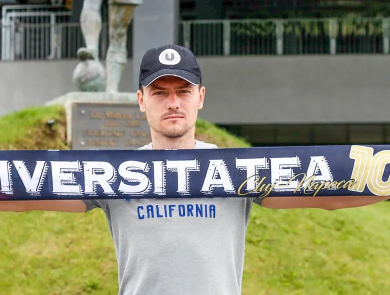 ”U” Cluj a bătut palma cu Laurențiu Rus