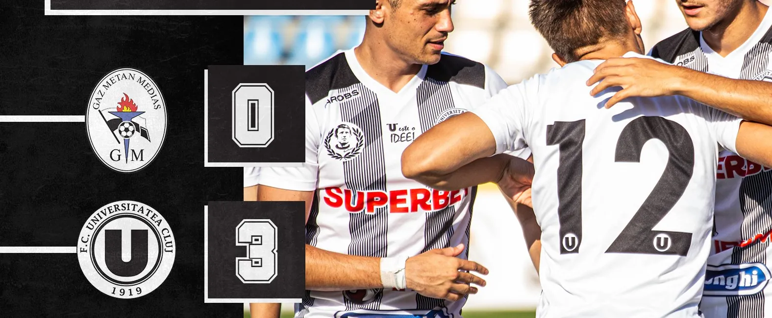 REZUMAT | Gaz Metan Mediaș - ”U”: 0 - 3