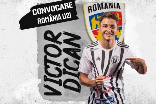 România U21. Victor Dican convocat pentru dubla cu Anglia și Georgia