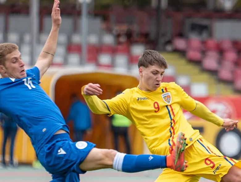 România U19. Albert Hofman, intrat după pauză în victoria cu Letonia