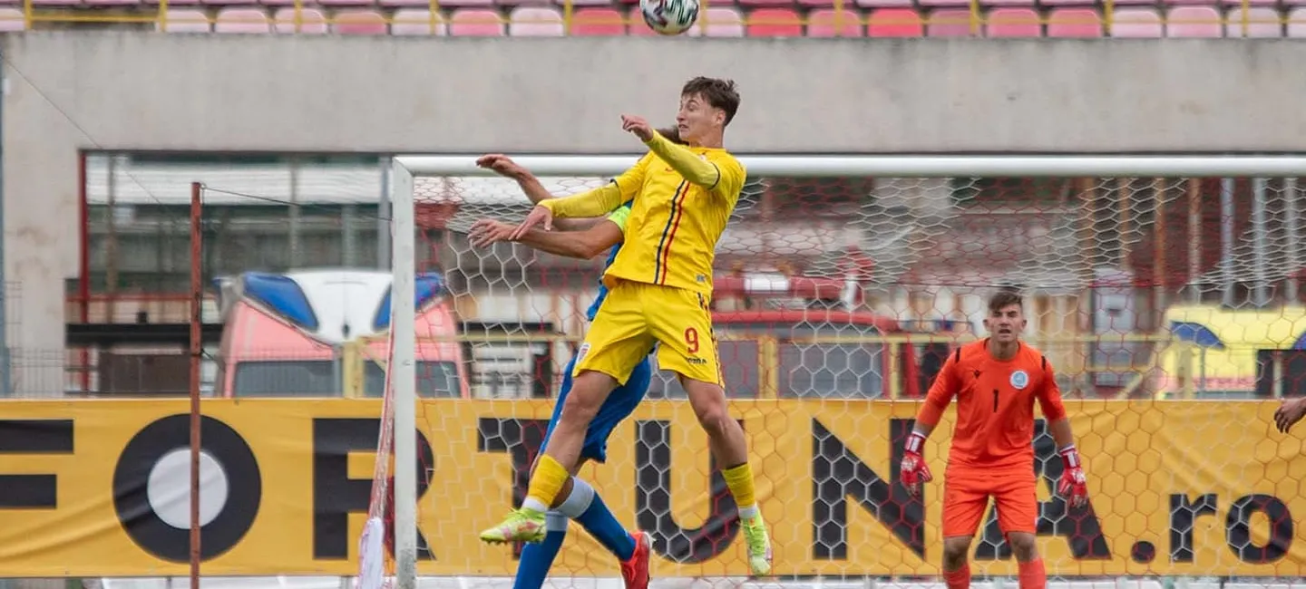 România U19. Albert Hofman a punctat sub tricolor