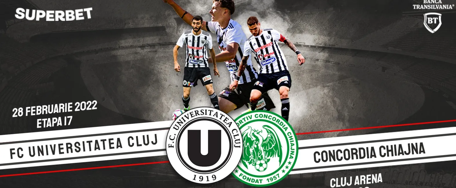 Ne întoarcem pe stadion! ”U” vs Concordia Chiajna se joacă pe 28 februarie