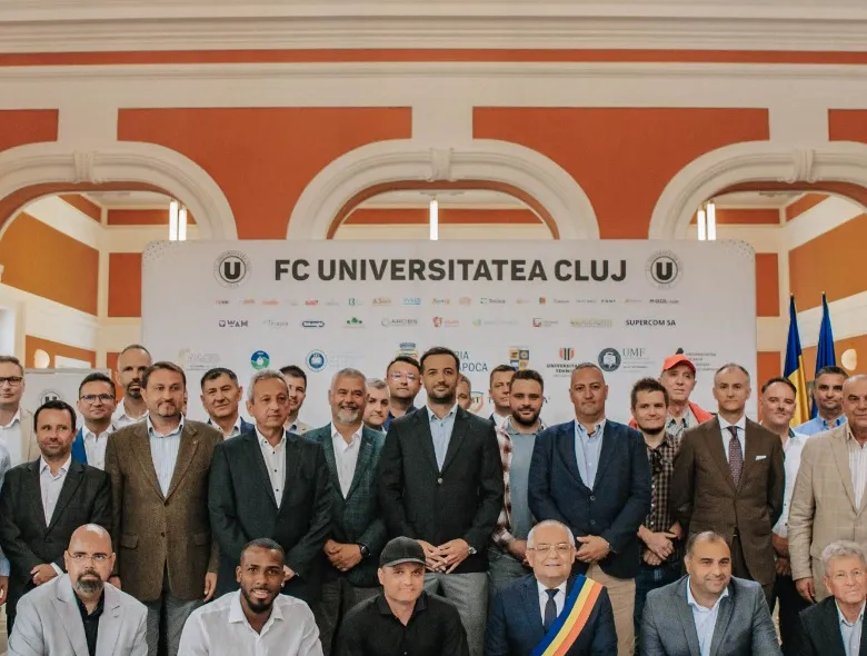 Recepție în onoarea sponsorilor FC Universitatea Cluj. Emil Boc: “Obiectivele sunt grele, dar realizabile când vă avem alături pe dumneavoastră” / Radu Constantea: “Vă mulțumesc pentru că ați fost alături de noi”