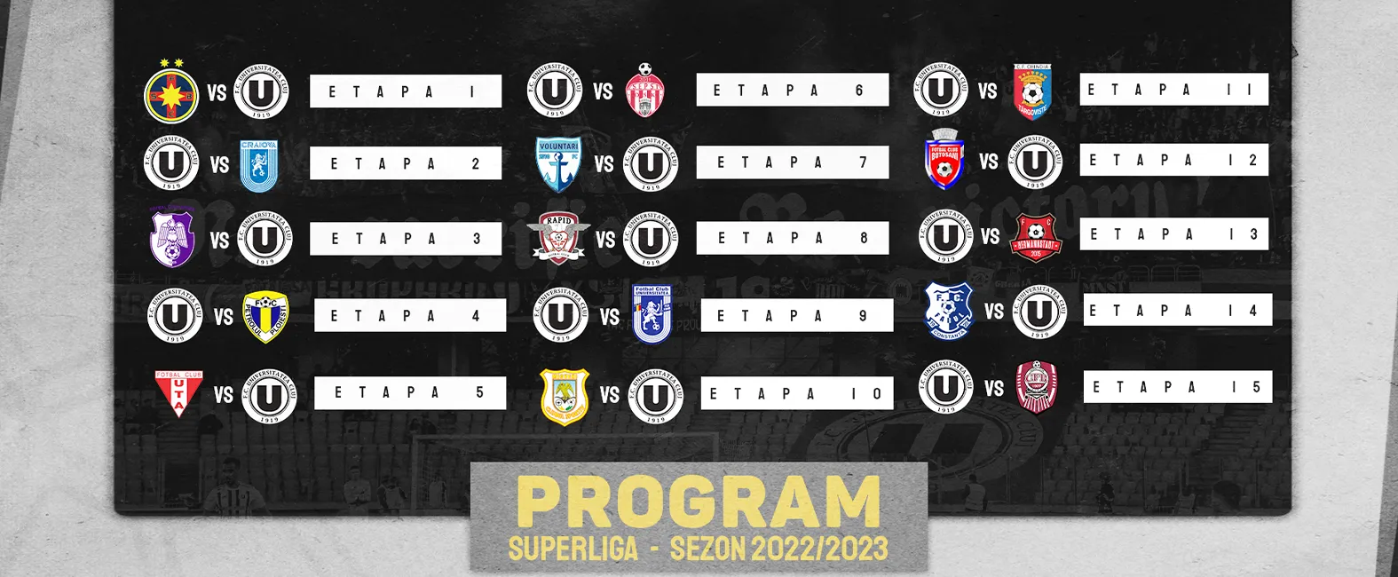 Programul noului sezon din Superliga