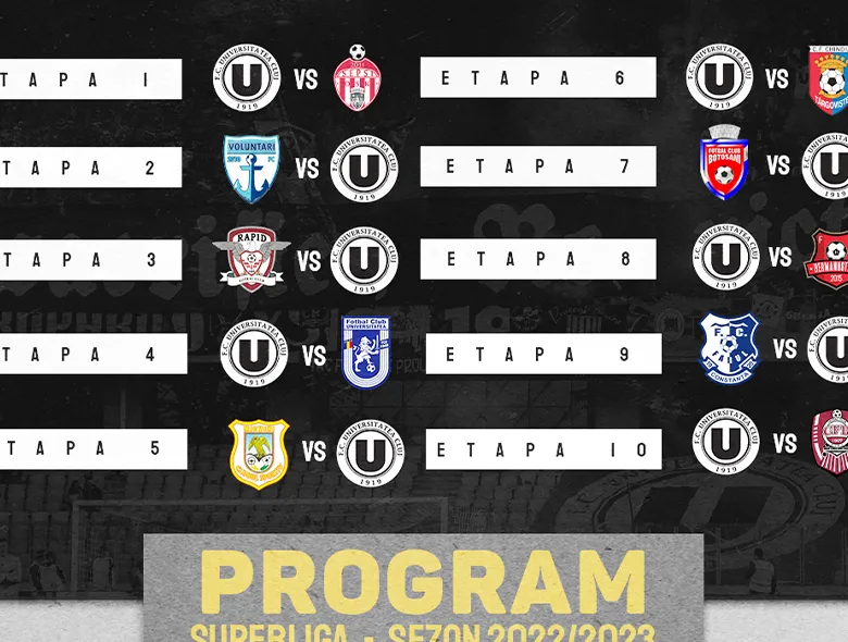 Programul noului sezon din Superliga