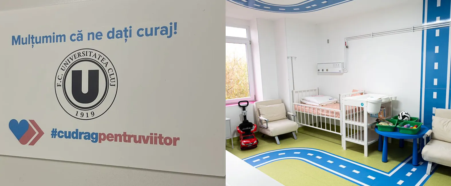 Împreună am contribuit la renovarea secțiilor de pediatrie și radiologie ale Spitalului Județean Arad