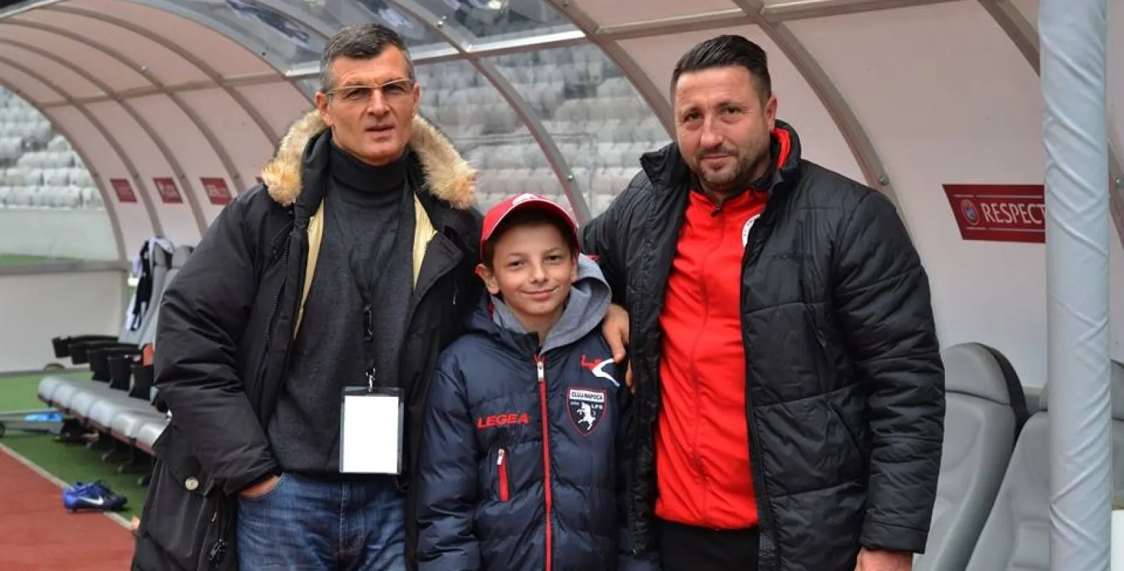 FC Universitatea Cluj îndeplinește dorințe! Darius și-a cunoscut idolii pe stadion