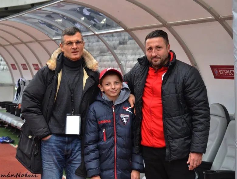 FC Universitatea Cluj îndeplinește dorințe! Darius și-a cunoscut idolii pe stadion