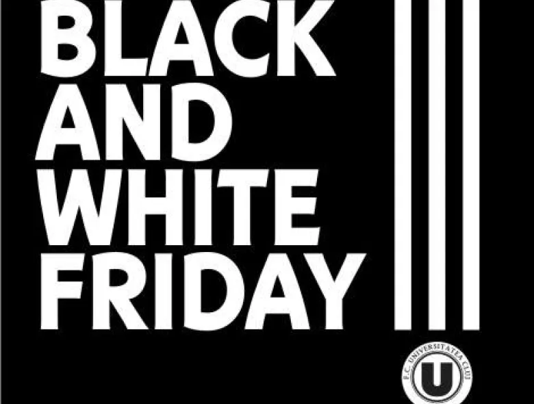 Black&White Friday la standul oficial FC Universitatea Cluj din Iulius Mall!