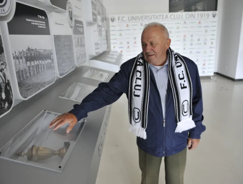 Aniversare la “U” Cluj. Nea Titi a împlinit 86 de ani!