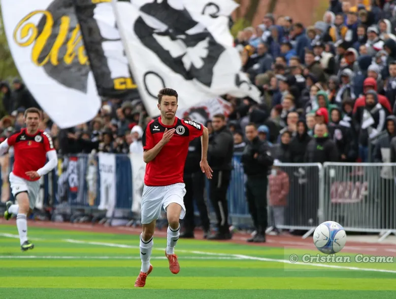 POVEȘTI STUDENȚEȘTI. Sebi Salcău și drumul spre glorie. “E onorant să joci alături de fotbaliști din Liga I”