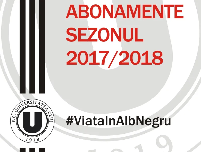 Abonamentele pentru sezonul 2017/2018, disponibile acum!
