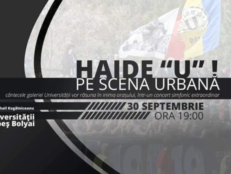 Cântecele galeriei Universității Cluj vor răsuna, sâmbătă seară, în centrul orașului