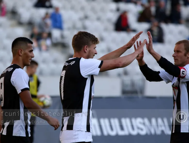 “Studenții”, pe podium. “U” Cluj – Viitorul Ghimbav 7-2