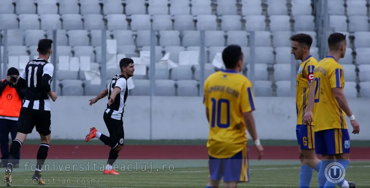 Emoții doar în prima repriză. “U” Cluj – FC Avrig 4-0