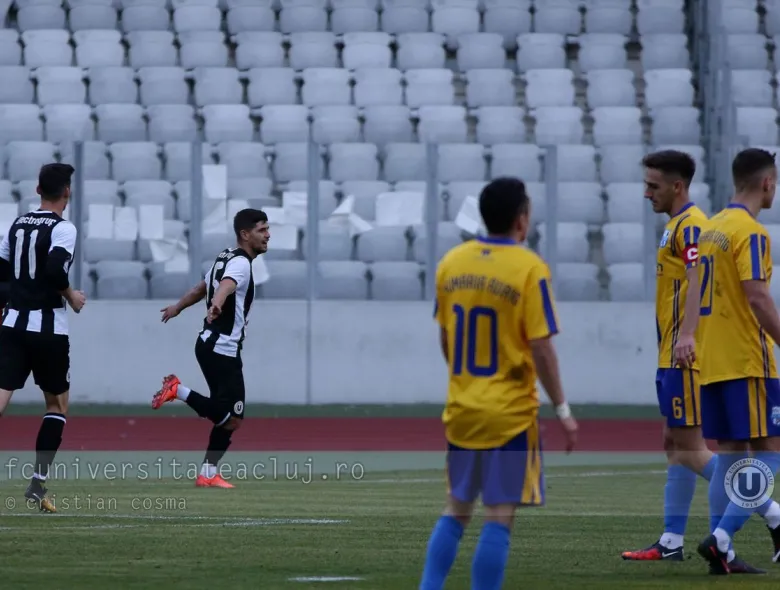 Emoții doar în prima repriză. “U” Cluj – FC Avrig 4-0