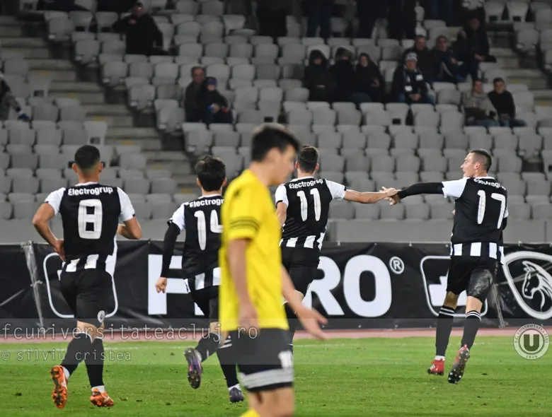 Salvați de Abrudan. “U” Cluj – ACS Fotbal Comuna Recea 3-2
