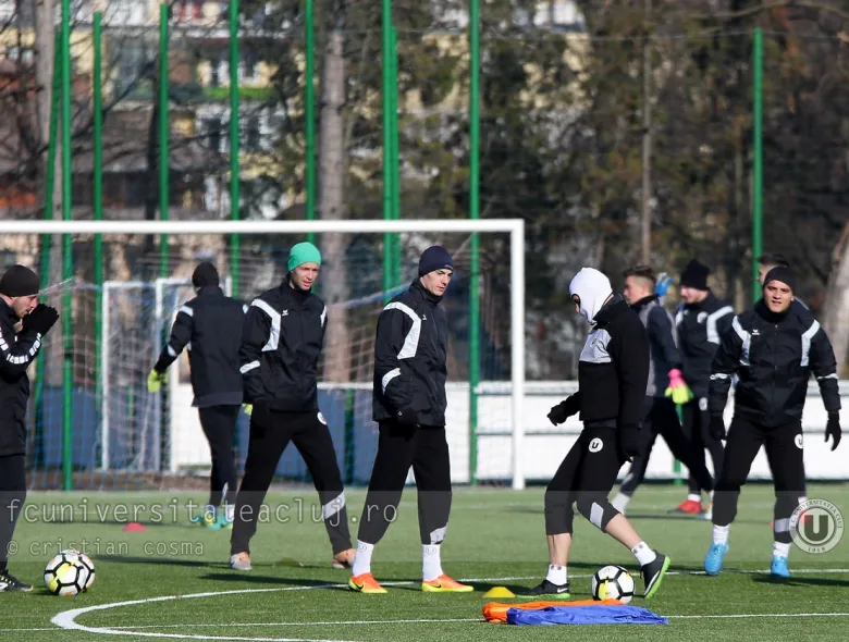 “Studenții” s-au reunit. 25 de fotbaliști la primul antrenament din 2018
