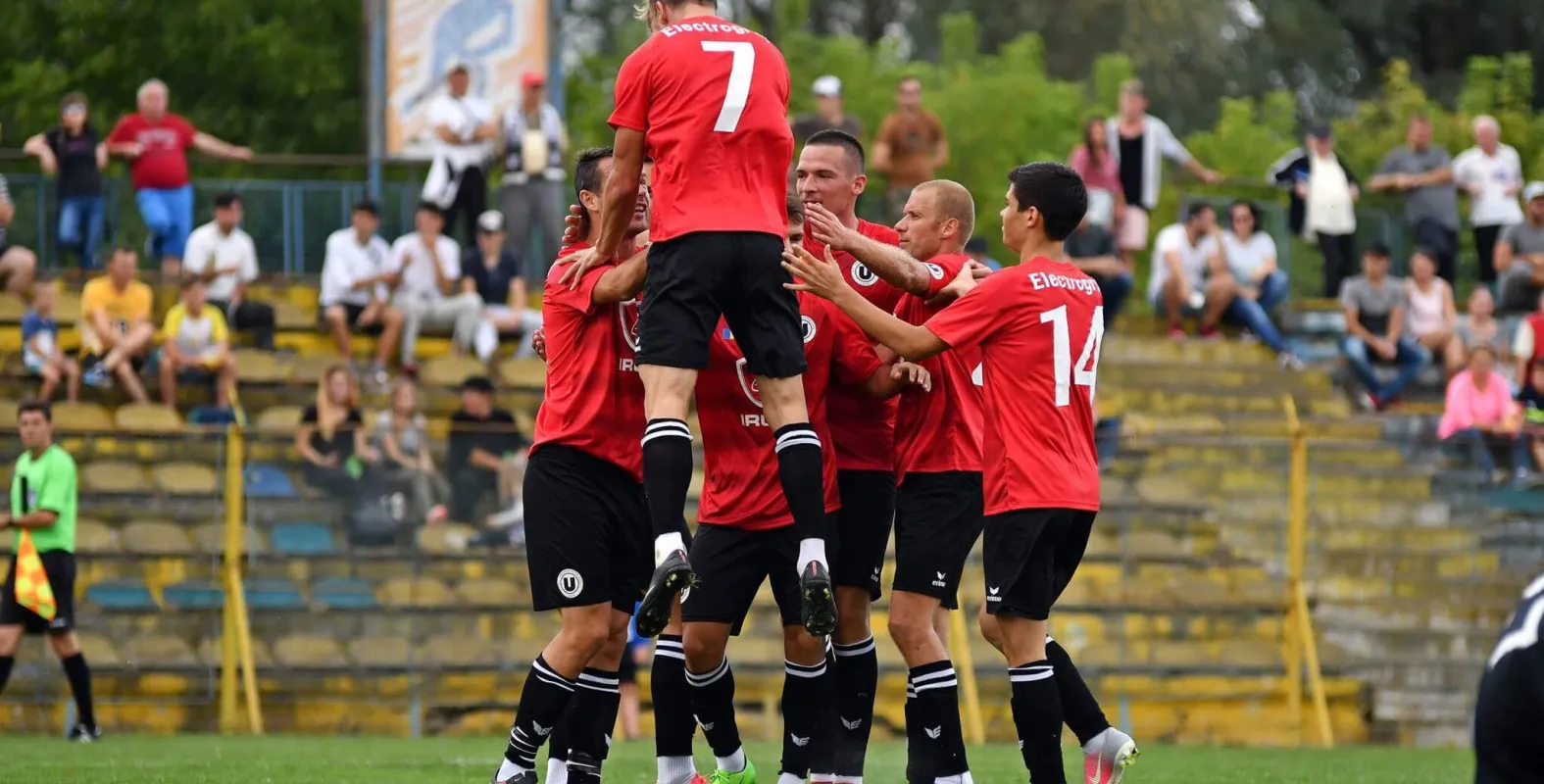 „U”, aproape de 100 de goluri în Liga a III-a. Recordul poate fi bătut azi, contra Unirii Dej.
