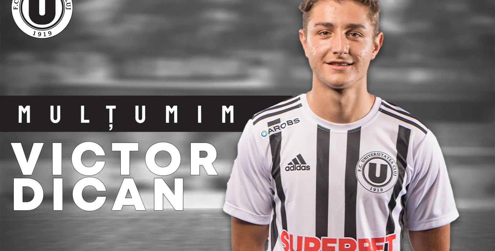 FC Universitatea Cluj anunță transferul lui Victor Dican la FC Botoșani
