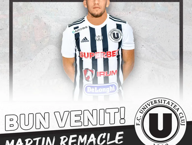Belgianul Martin Remacle va îmbrăca tricoul Universității Cluj