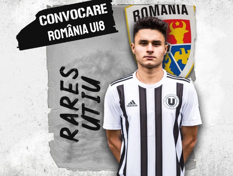 România U18. Rareș Uțiu, convocat la următoarea acțiune a micilor „tricolori”