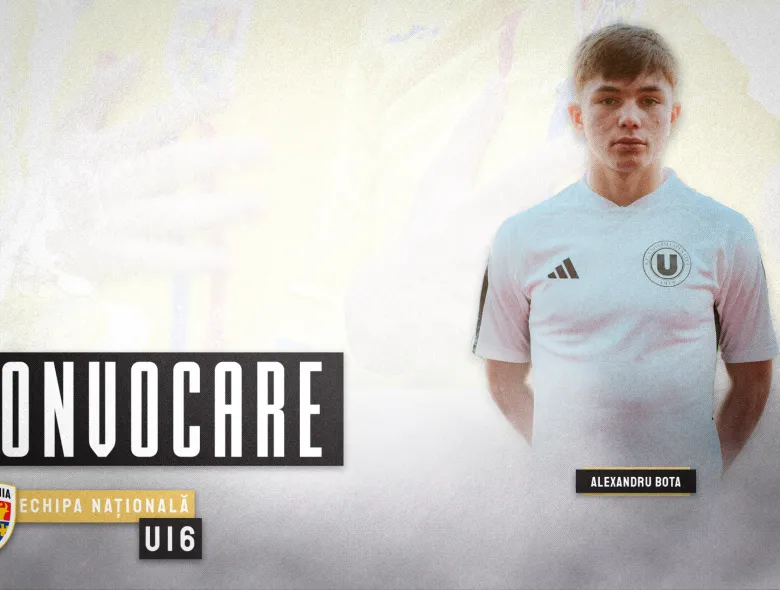 România U16. Cinci meciuri amicale pentru Alex Bota