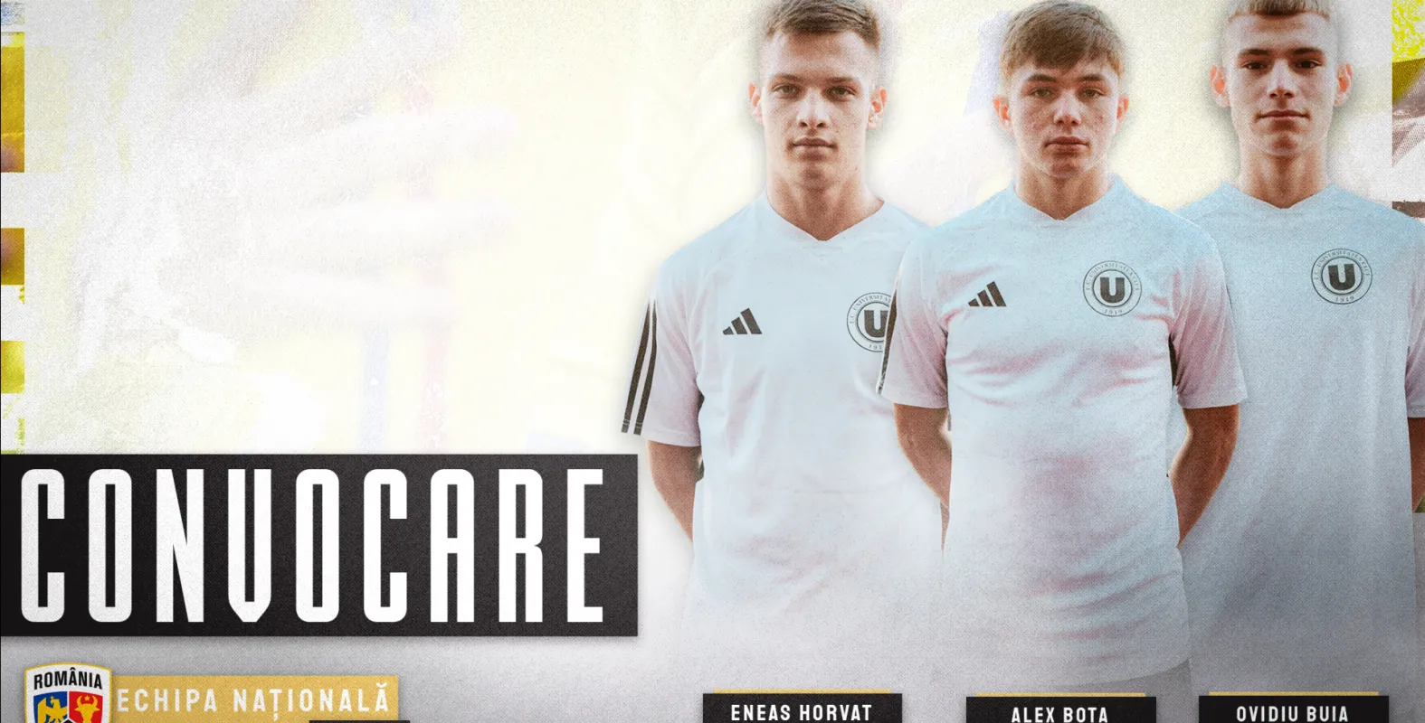 România U16. Turneu amical pentru Eneas Horvat, Alex Bota și Ovidiu Buia