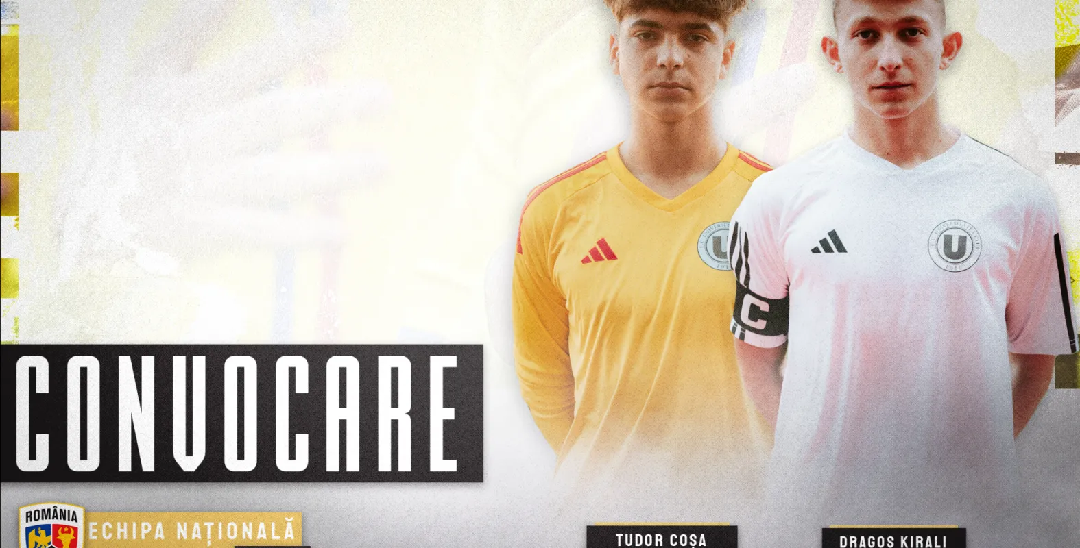 România U15. Tudor Coșa și Dragoș Kirali merg la Torneo delle Nazioni