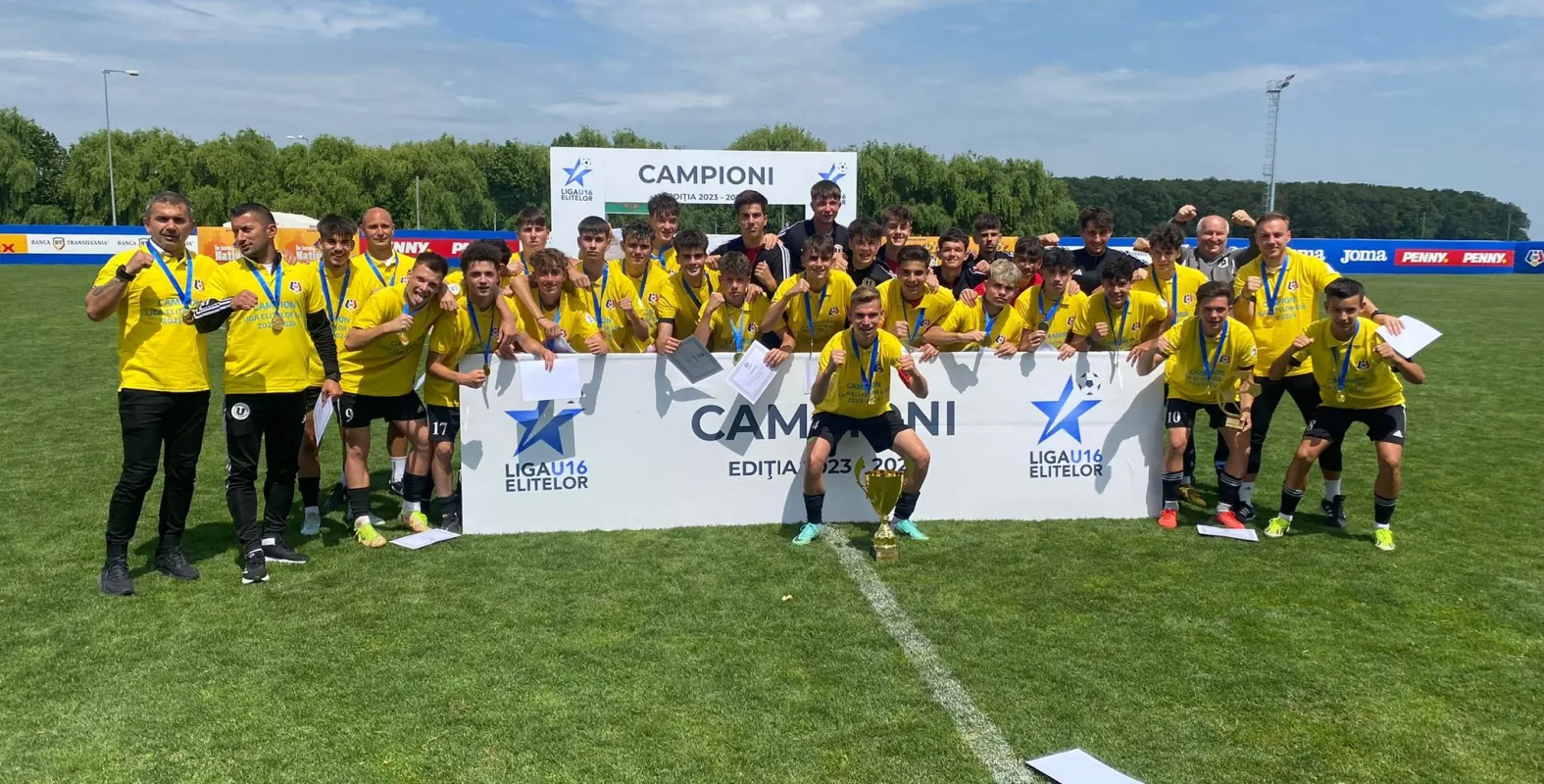 Juniorii U16 sunt campioni naționali, după o finală dramatică cu Universitatea Craiova