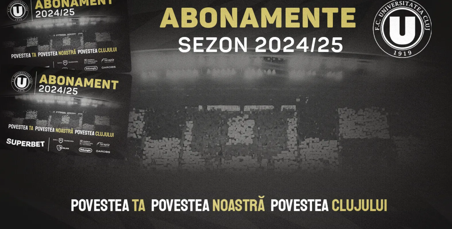 FC Universitatea Cluj dă startul campaniei de abonamente pentru sezonul 2024/2025
