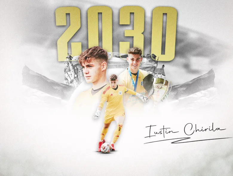 Iustin Chirilă, jucătorul Universității Cluj până în 2030
