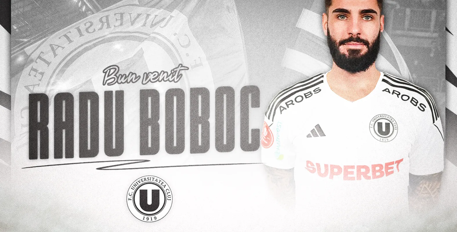 Radu Boboc, noul jucător al Universității Cluj