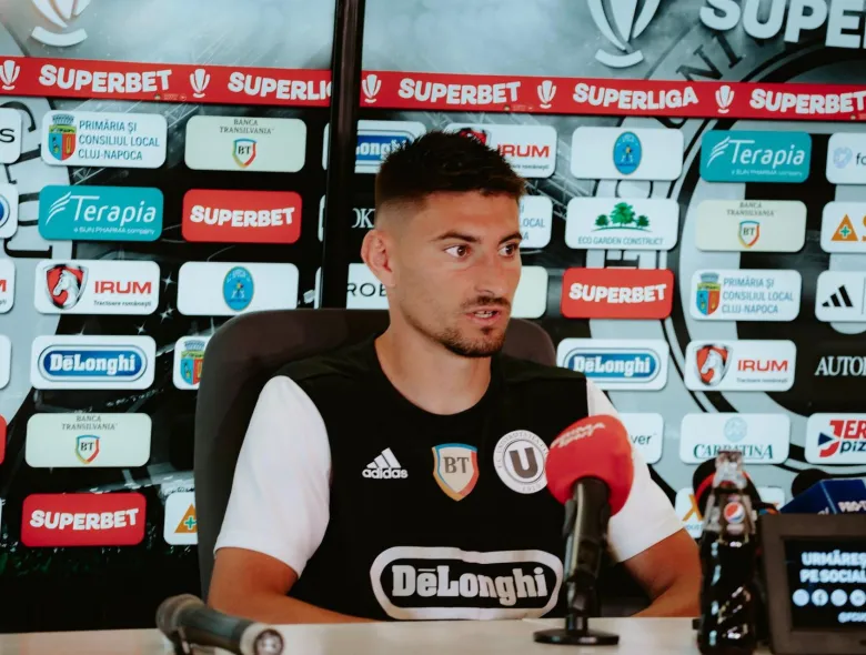 Iulian Cristea: „Am ales Universitatea Cluj pentru că mi-a plăcut mult jocul lor, pentru că au dorința de performanță”