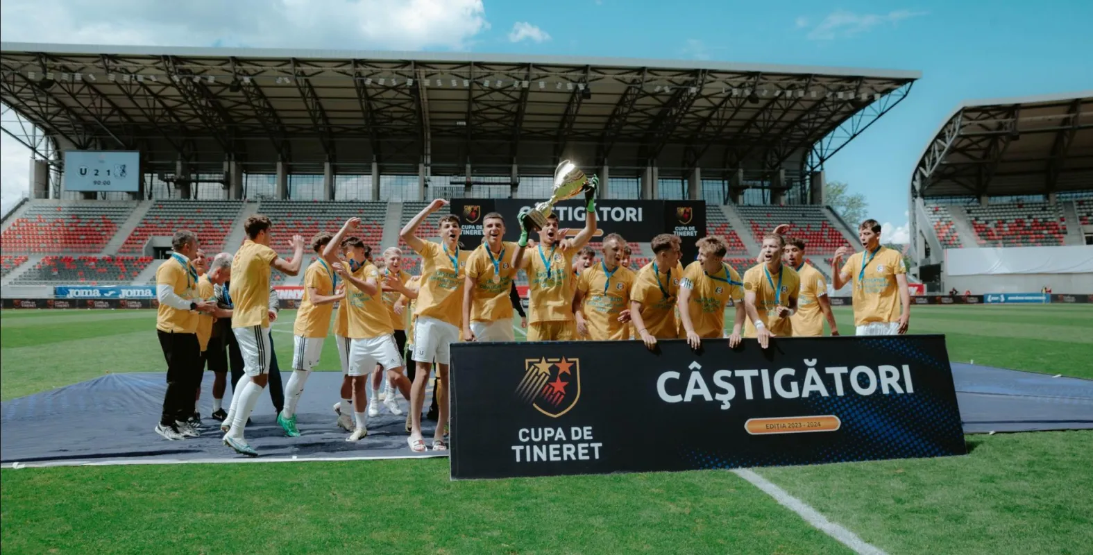 FC Universitatea Cluj, locul 3 în topul academiilor din România