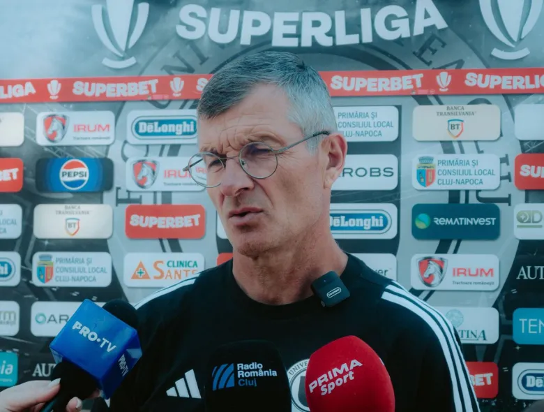 Ioan Ovidiu Sabău înaintea partidei cu Petrolul: „Nu avem voie să ne mulțumim cu ce am realizat”