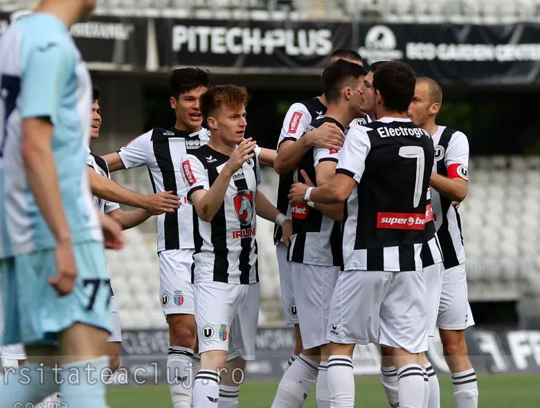 Spectacol pe Cluj Arena. “U” – CS Iernut 8-1