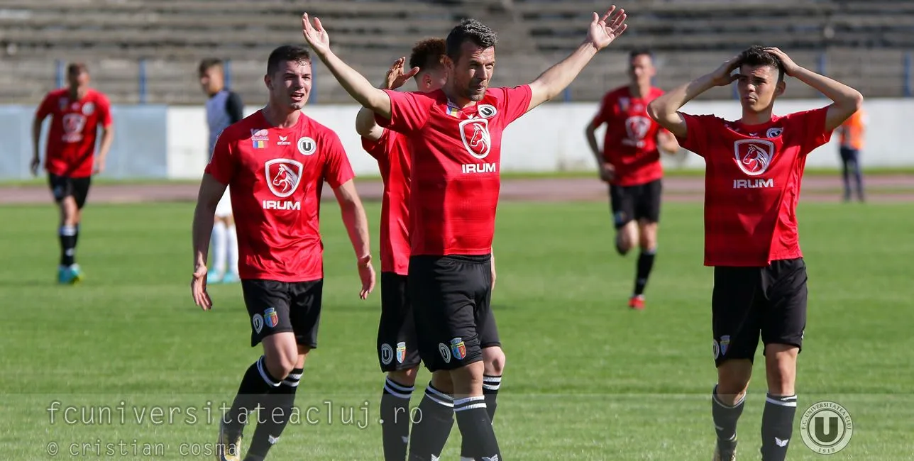 Marșul “studenților” spre Liga 2. Unirea Alba Iulia – “U” Cluj 0-7